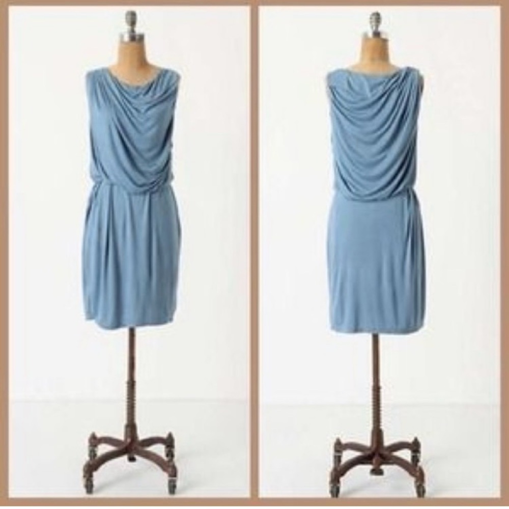 Anthropologie Lorene Grecian Dress